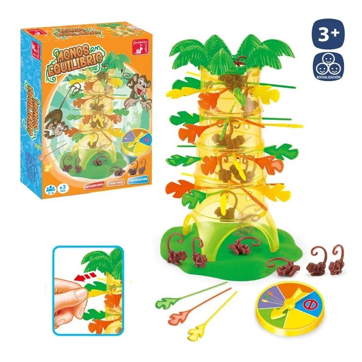 Juego Monos en Equilibrio | Juego de Destrezas Infantil