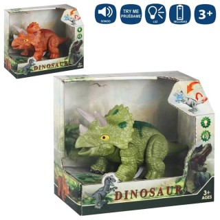 Dinosaurio Articulado 19 cm 2 Colores | Juguete Infantil