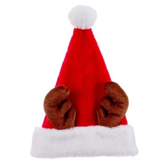 Gorro Papá Noel Tejido 31x49 cm | Accesorio Navideño
