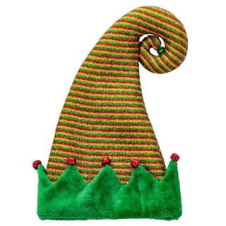 Gorro Elfo Poliéster 41x30 cm | Accesorio Navideño