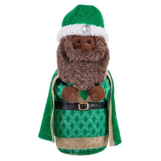 Rey Poliéster Verde 13x10x31 cm | Figura Pesebre Navideño Rey Poliéster Verde 13x10x31 cm | Figura Pesebre Navideño
