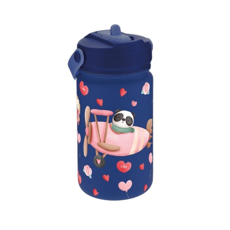 Botella Térmica Infantil 330ml Dark Blue Lovely Travellers | Globos al Aire Tenerife