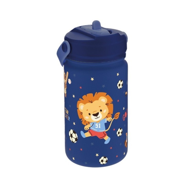 Botella Térmica 330 ml Dark Blue Football | Globos al Aire Tenerife