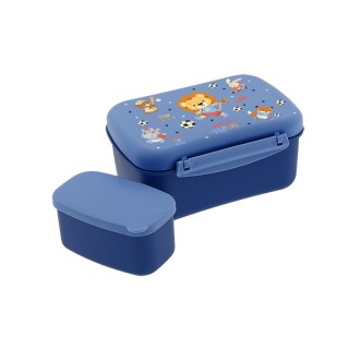 Tupper Hermético 900 ml Dark Blue Football | Globos al Aire Tenerife