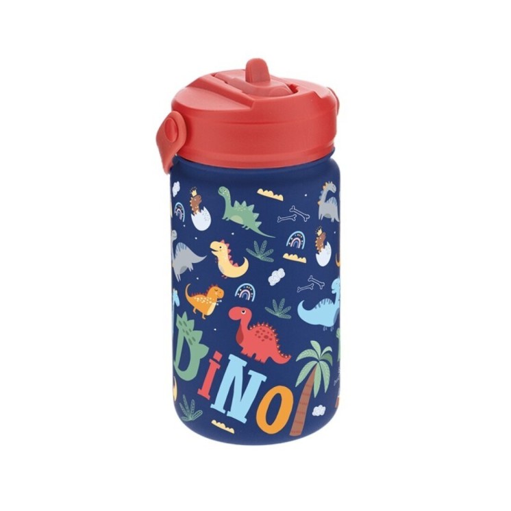 Botella Térmica 330 ml Blue Dino Land | Globos al Aire Tenerife