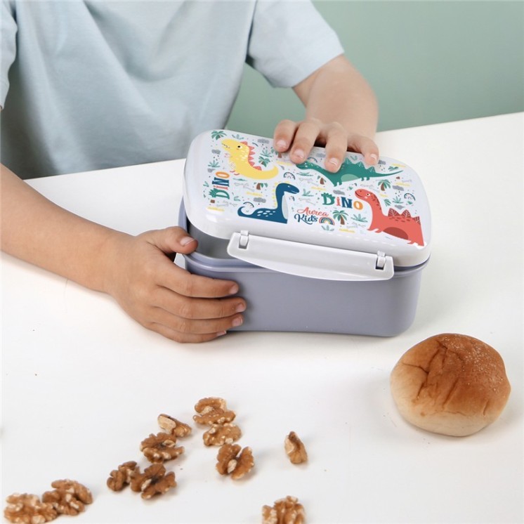 Tupper Hermético 900 ml Shadow Dino Land | Globos al Aire Tenerife