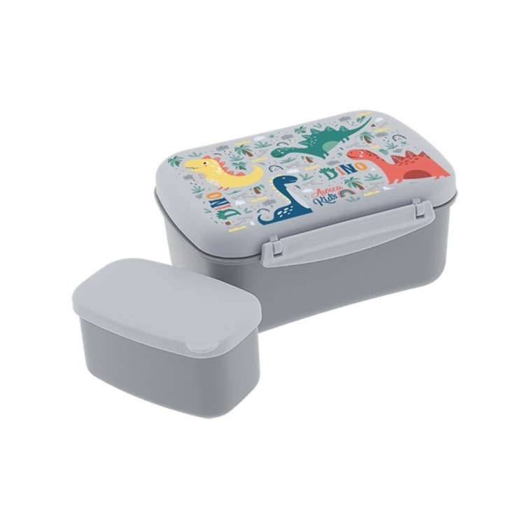 Tupper Hermético 900 ml Shadow Dino Land | Globos al Aire Tenerife