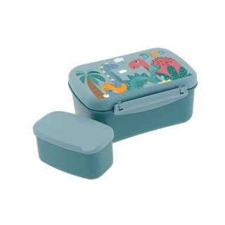 Tupper Hermético 900 ml Emerald Dino Land | Globos al Aire Tenerife