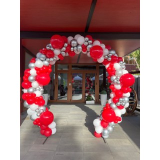Arco grande de globos para San Valentín en La Orotava