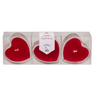 Set de Velas en Forma de Corazón para San Valentín | Globos al Aire Decoración