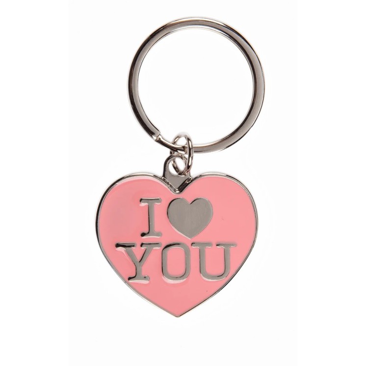 Llavero de Metal “I Love You” – 4 Colores a Elegir