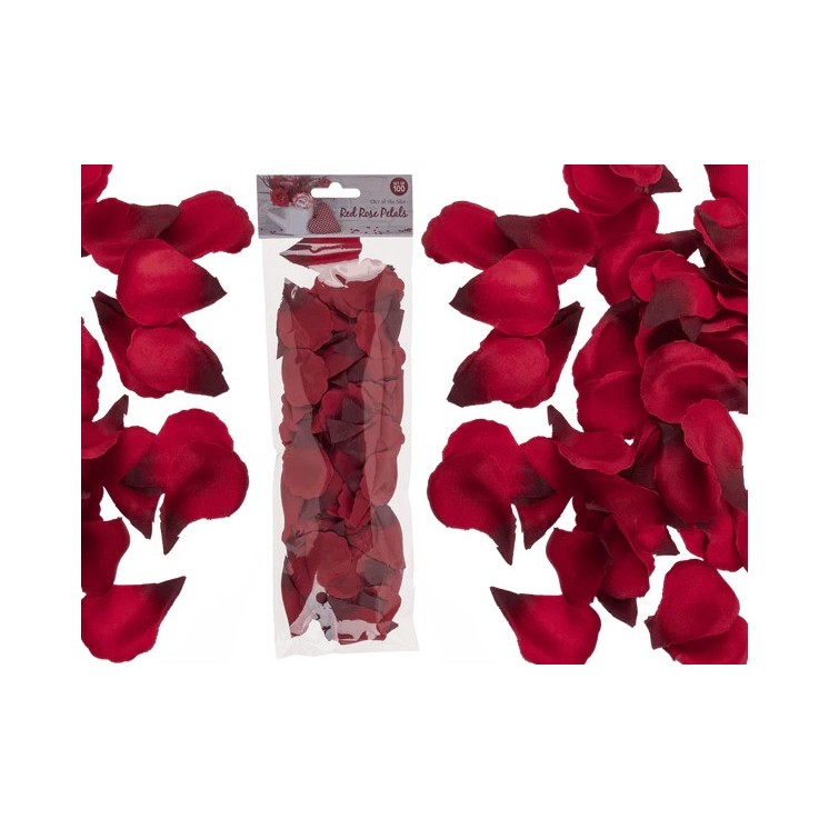 Pétalos de Rosa Rojos – Aproximadamente 100 Piezas