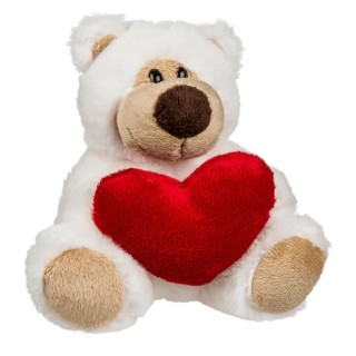 Oso de Peluche con Corazón Rojo – Regalo Perfecto para Enamorar