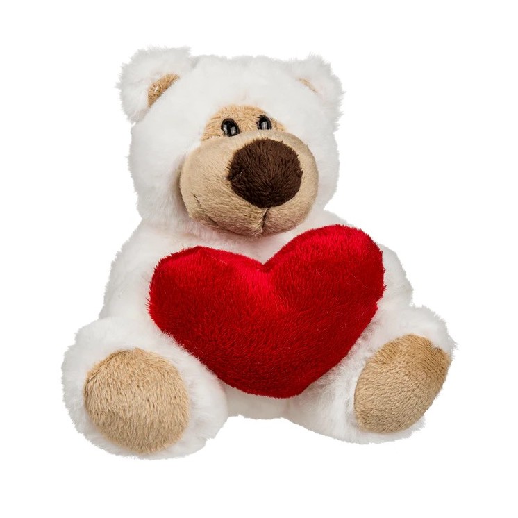 Oso de Peluche con Corazón Rojo – Regalo Perfecto para Enamorar