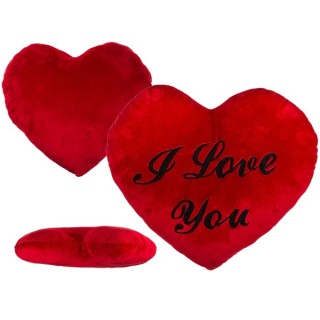 XXL Corazón Rojo de Peluche “I Love You” 60 cm – Regalo Gigante