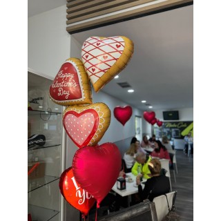 Bouquet de Globos de Amor para San Valentín | Globos al aire decoración