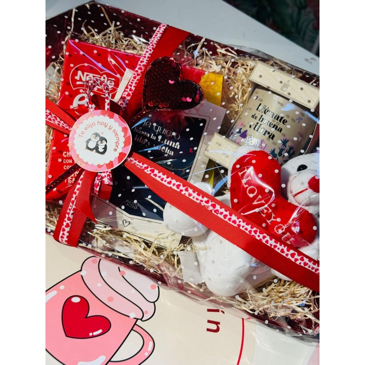 Cesta colgante con vela “Llénate de buena vibra”. Un regalo original