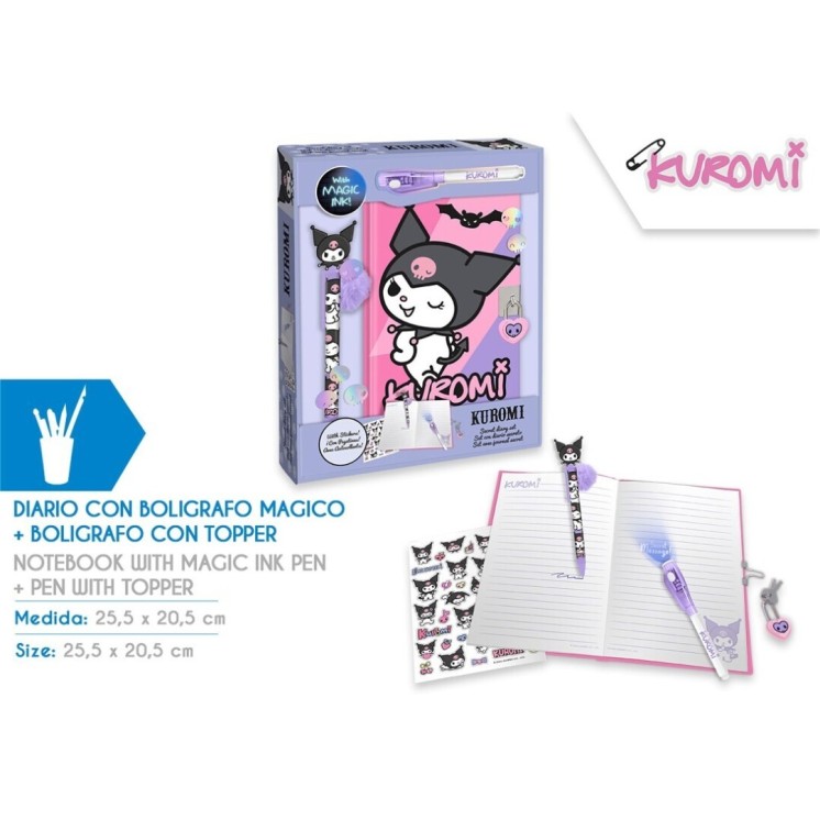 Diario con Bolígrafo Mágico y Topper | Set Creativo