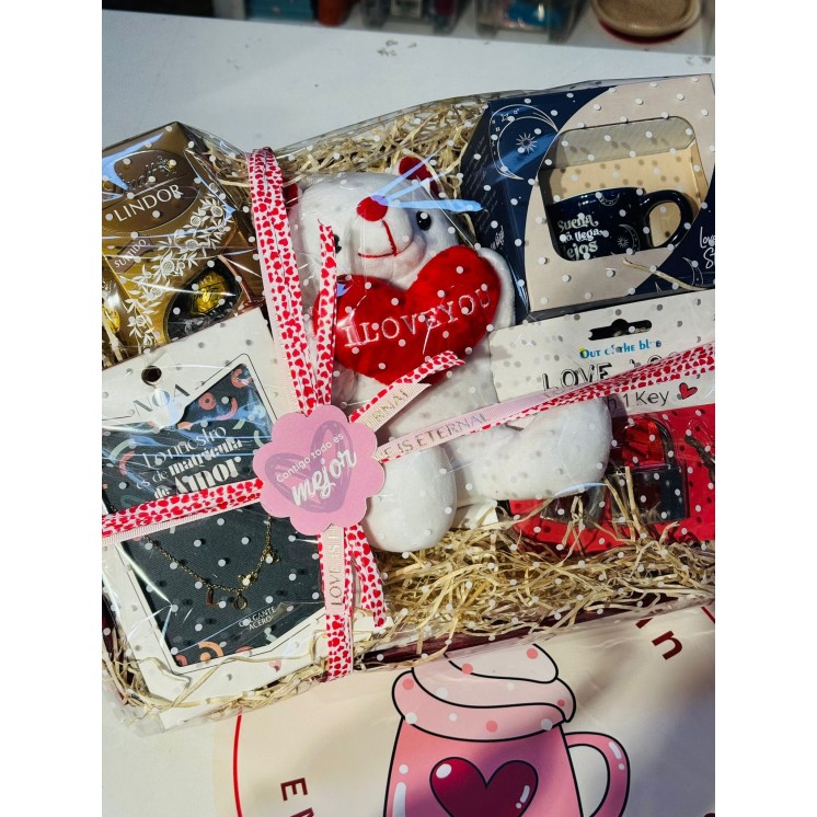 Cesta Sueña Alto, Llega Lejos | Regalo Inspirador San Valentín