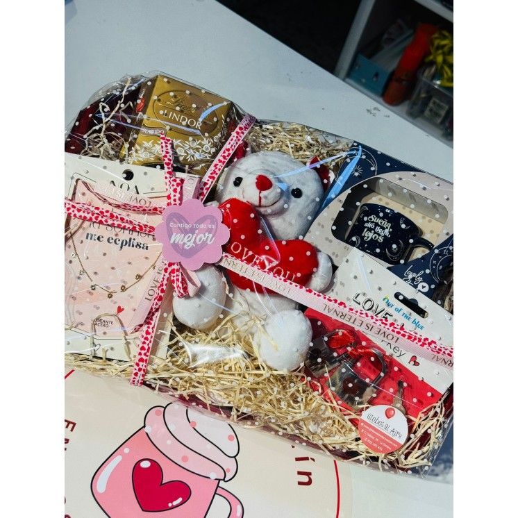 Cesta Sueña Alto, Llega Lejos | Regalo Inspirador San Valentín