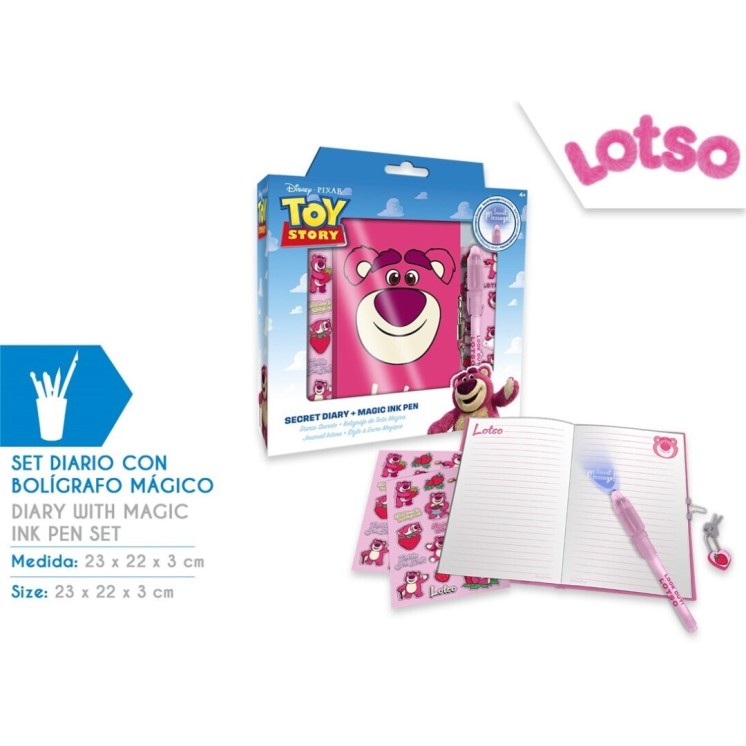 Diario con bolígrafo mágico Lotso