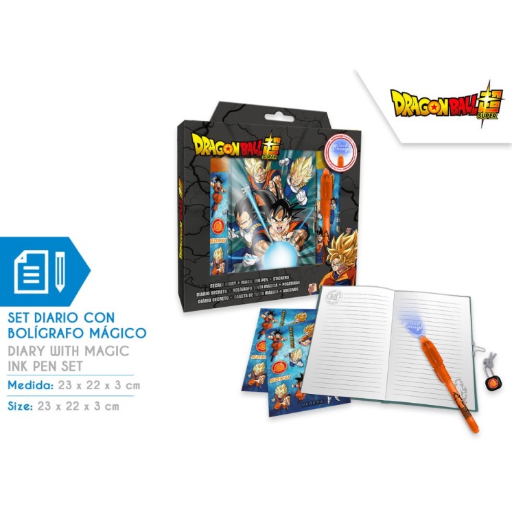 Diario Dragon Ball con Bolígrafo Mágico | Anime y Manga