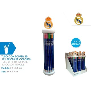 Set de Lápices de Colores Real Madrid 12 Piezas | Oficial