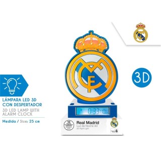 Lámpara 3D Alarma y Despertador “Hala Madrid” | Decoración Real Madrid