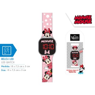 Reloj LED Minnie Mouse – Hora divertida con estilo Disney