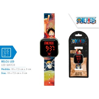 Reloj LED One Piece – Hora con espíritu de aventura
