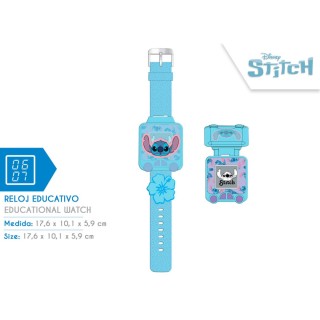 Reloj digital educativo Stitch – Aprende y diviértete con juegos
