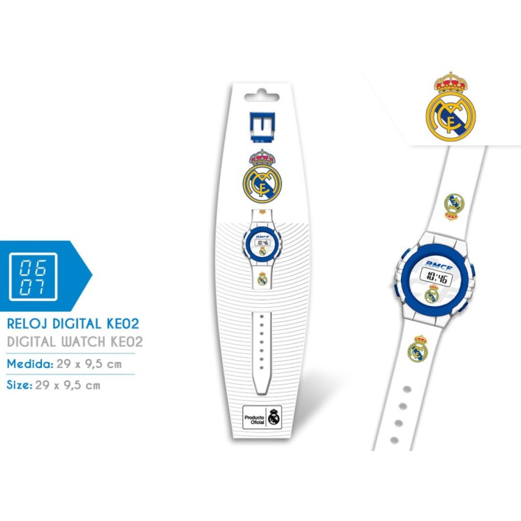 Reloj digital KEO2 Real Madrid – Hora con estilo futbolero