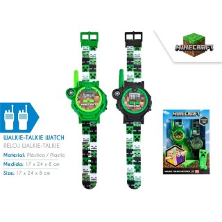 Walkie Talkie y Reloj 2 en 1 Minecraft para Niños