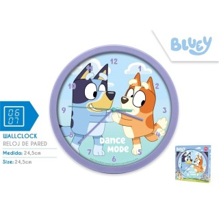 Reloj de Pared Bluey Decorativo para Niños