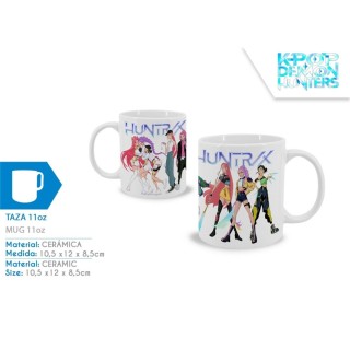 Taza Cerámica 325ml Huntrix K-Pop Demon Hunters | Globos al Aire