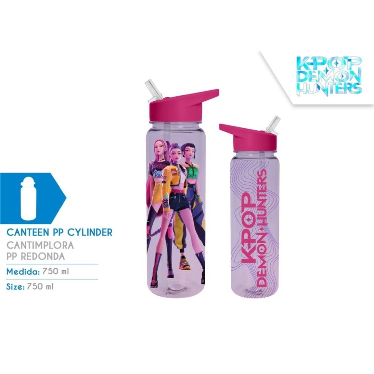 Botella Deportiva 750ml K-Pop Demon Hunters | Globos al Aire