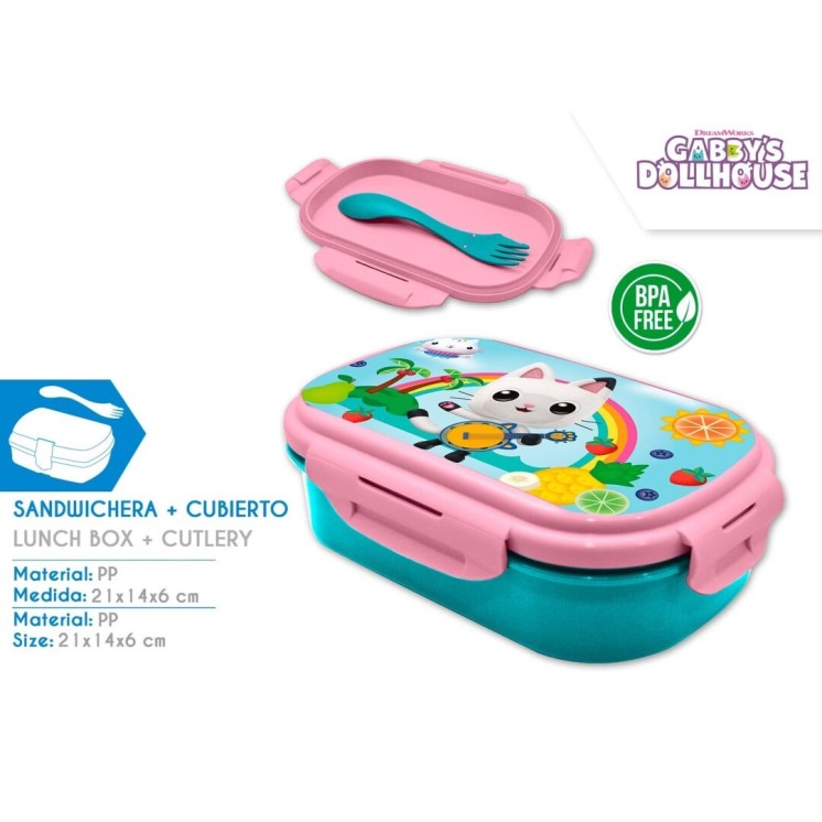 Sandwichera con Cubiertos | Diseño Gabby’s Dollhouse