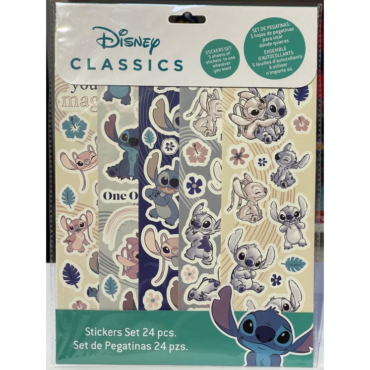 Set de Papelería Sticker Stitch | Personaliza tu Mundo Disney