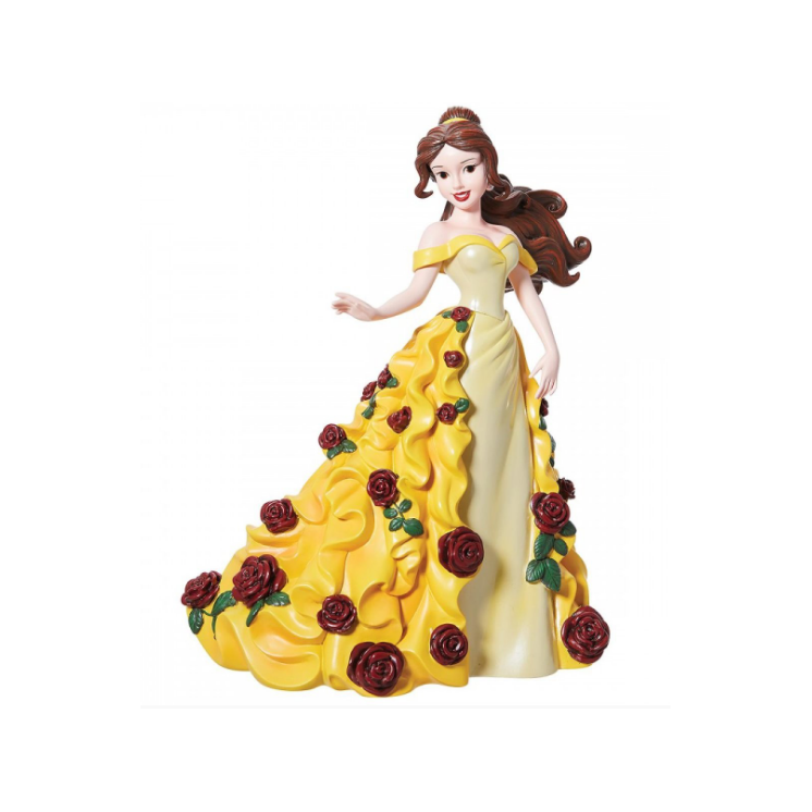 Figura Botanical Couture Belle - Princesa Disney elegante