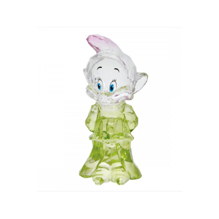 Figura Dopey Facet | Acrílico tipo cristal – Disney Facet Collection